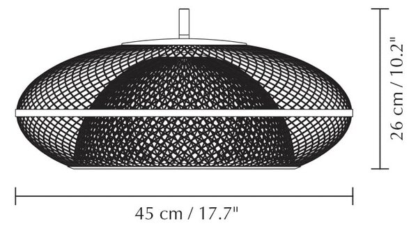 Senčilo v zlati barvi ø 45 cm Faraday – UMAGE