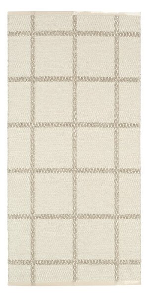 Kremno bel zunanji in notranji tekač 70x150 cm Ada Fossil – Pappelina