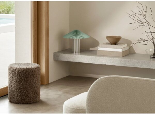 Rjav tabure iz tkanine bouclé Teddy – Blomus