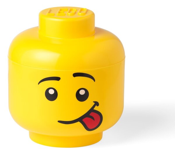 Rumena škatla za shranjevanje v obliki glave LEGO® Silly L