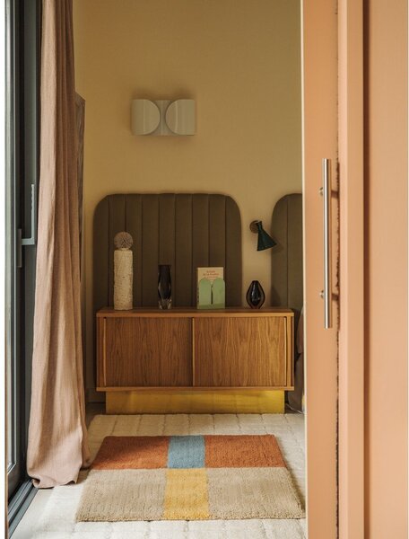 Ročno tkana volnena preproga 80x140 cm Chroma Cinnamon – Lorena Canals