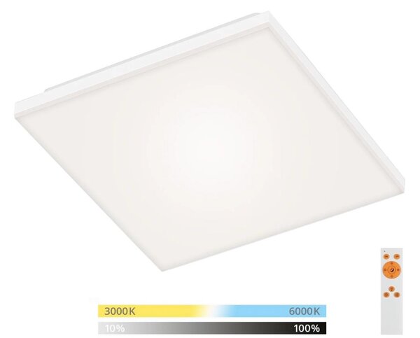 Briloner 7378-016 - LED Zatemnitveni panel LED/12W/230V + Daljinski upravljalnik