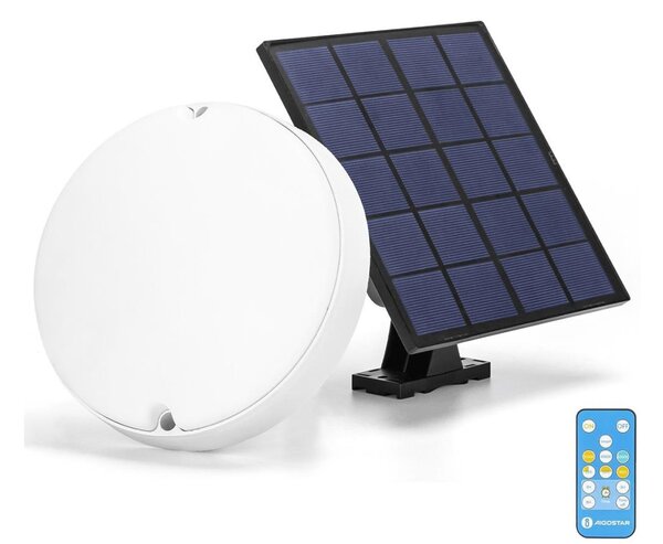 Aigostar - LED Solarna stropna svetilka LED/3,2V 3000K/4000K/6500K IP65 + Daljinski upravljalnik