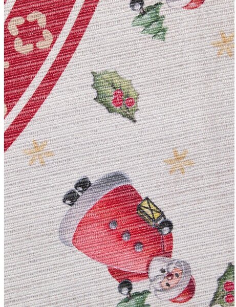Rdeča okrogla preproga z božičnim motivom ø 160 cm Toy's Delight Santa Claus – Villeroy&Boch