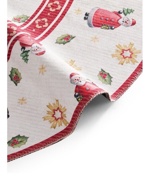 Rdeča okrogla preproga z božičnim motivom ø 160 cm Toy's Delight Santa Claus – Villeroy&Boch