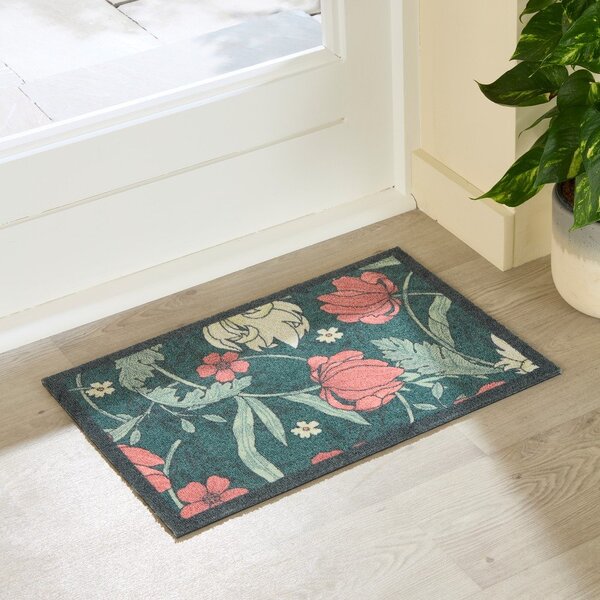 Predpražnik 40x60 cm William Morris Rose – Artsy Doormats