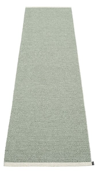 Svetlo zelen zunanji in notranji tekač 60x250 cm Mono Sage Army – Pappelina