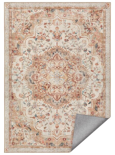 Nedrseča preproga, 120x170 cm, tradicionalni vintage stil, cappuccino bež | SONGMICS