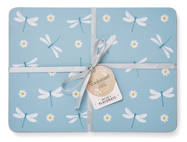 Pogrinjki iz plute in papirja 4 kos 21,5x29 cm English Meadow - Cooksmart ®