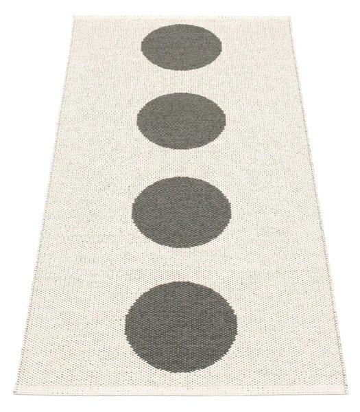 Temno siv zunanji in notranji tekač 70x150 cm Vera Charcoal – Pappelina