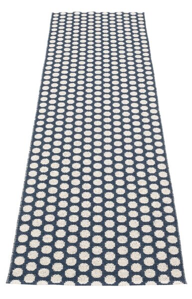 Temno moder zunanji in notranji tekač 70x250 cm Noa Dark Blue – Pappelina