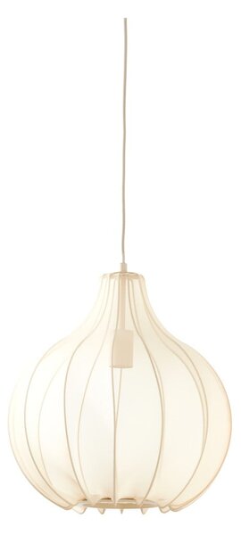 Bež viseča svetilka s tekstilnim senčilom ø 39 cm Elati – Light & Living