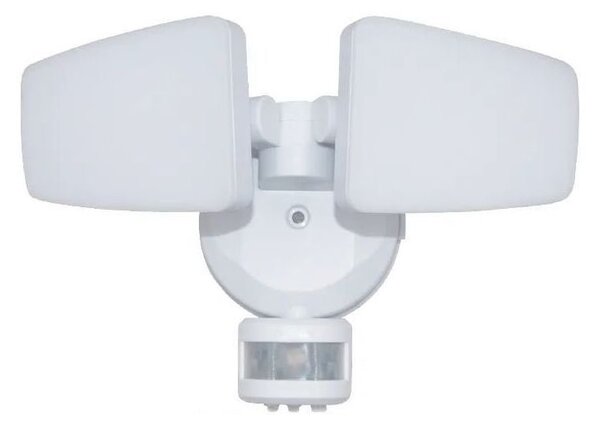 LED Zunanji reflektor s senzorjem LED/24W/230V 3000/4000/6000K IP54 bela