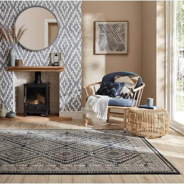 Temno modra preproga 80x154 cm Babylon – Flair Rugs