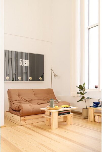 Bež lanena raztegljiva sedežna garnitura 145 cm Flip – Karup Design