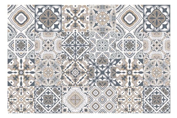 Komplet 24 stenskih nalepk Ambiance Decal Tiles Azulejos Giacomo, 10 x 10 cm