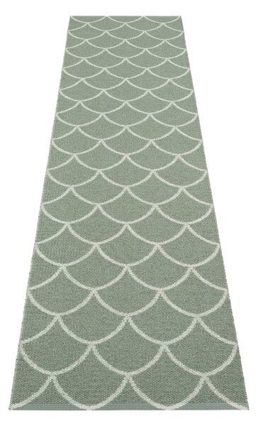 Zelen zunanji in notranji tekač 70x300 cm Kotte Army Sage – Pappelina