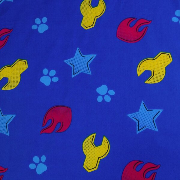 Modra bombažna otroška posteljnina za otroško posteljico 100x135 cm Paw Patrol "Pawsome days ahead" – Jerry Fabrics