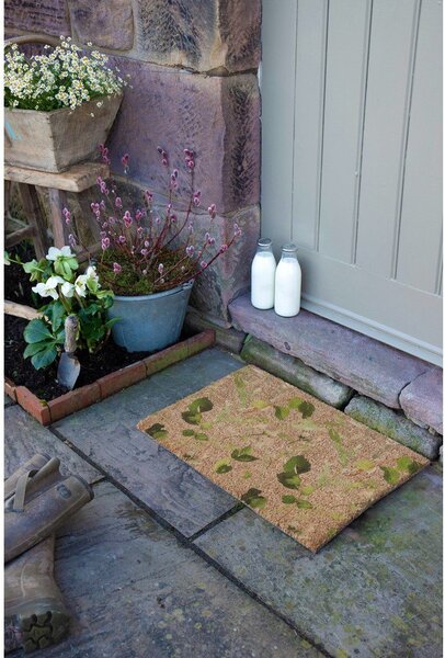 Predpražnik iz kokosovih vlaken 40x60 cm Watercolour Leaves – Artsy Doormats