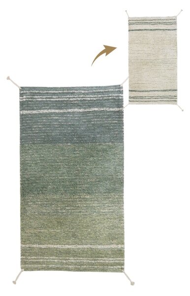 Zelena/modra bombažna preproga 80x140 cm Twin Vintage – Lorena Canals