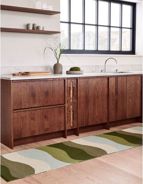 Zelena notranja in zunanja preproga 70x100 cm Urvi Woods – Pappelina