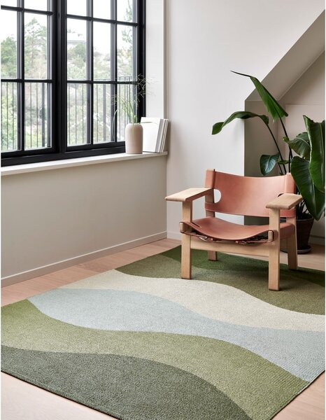 Zelena notranja in zunanja preproga 70x100 cm Urvi Woods – Pappelina