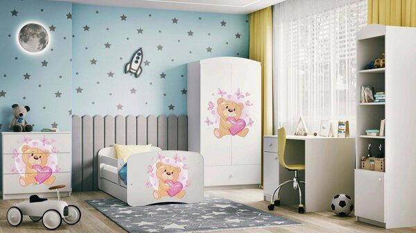MID.YOU Otroška Postelja Babydreams, Bela, 80x160cm
