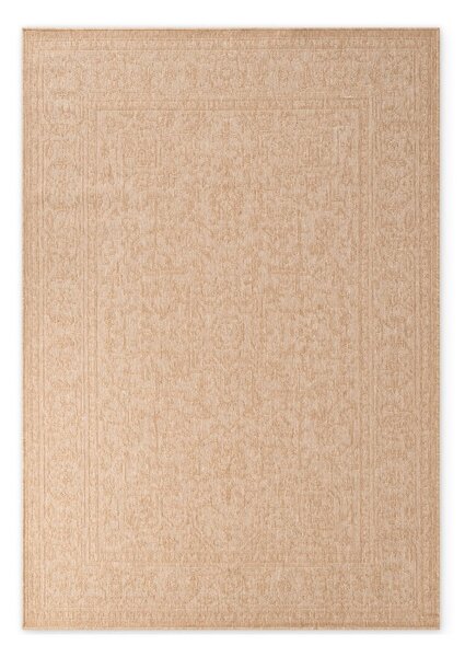 Bež-slonokoščena notranja in zunanja preproga 200x290 cm Duet Kona – NORTHRUGS