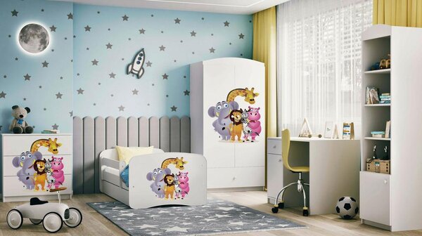 MID.YOU Otroška Postelja Babydreams, Bela, 80x160cm