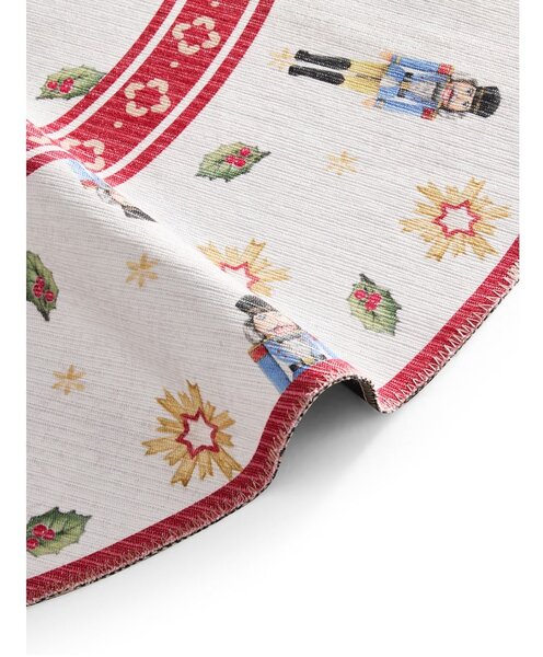 Rdeča okrogla preproga z božičnim motivom ø 160 cm Toy's Delight Nutcracker – Villeroy&Boch