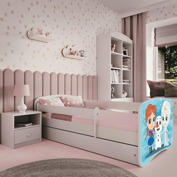 MID.YOU Otroška Postelja Babydreams, Bela, 80x160cm
