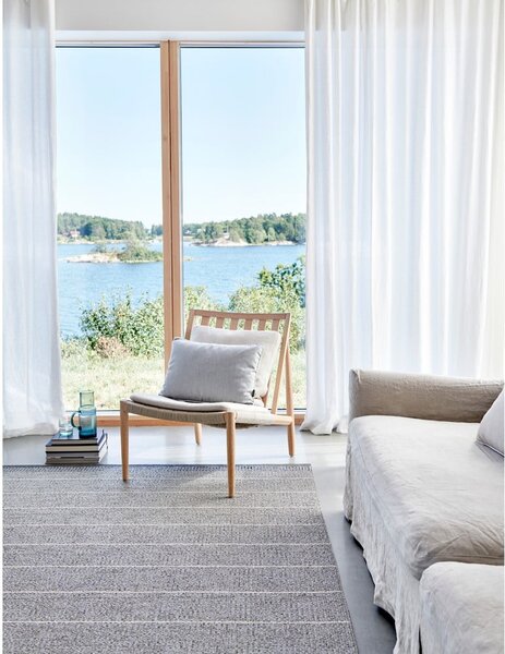 Siv zunanji in notranji tekač 60x200 cm Belle Concrete – Pappelina