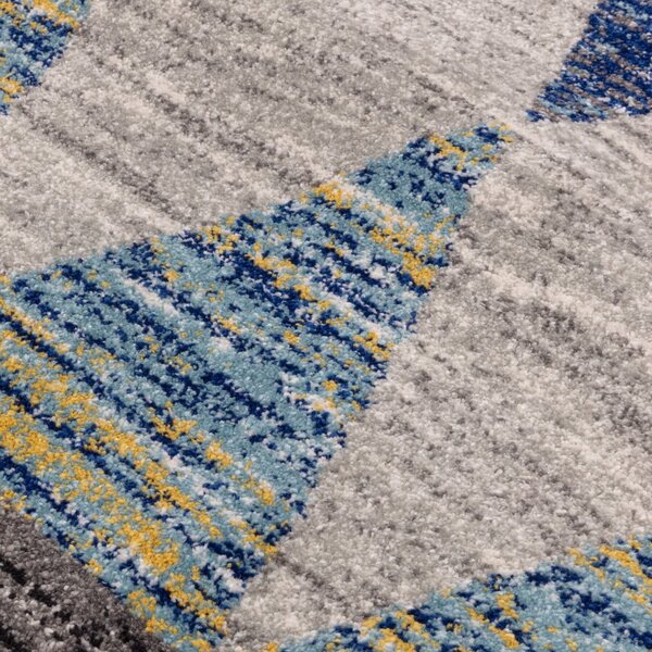 Modra preproga 120x170 cm Muse Harlequin Blue – Asiatic Carpets