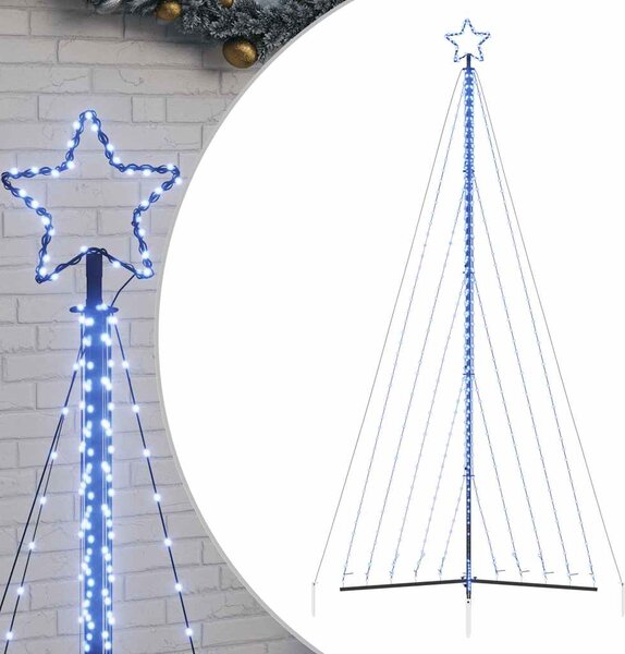 VidaXL Lučke za novoletno jelko 570 LED diod modre 399 cm