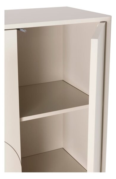 Kremno bela omarica 80x130x40 cm Solei – MOME
