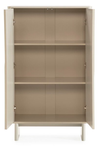 Kremno bela omarica 80x130x40 cm Solei – MOME