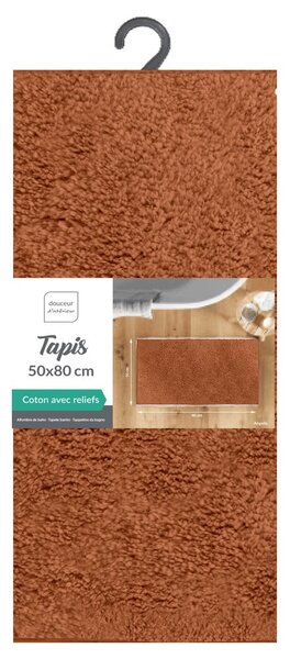 Kopalniška preproga v barvi terakote 50x80 cm Mael – douceur d'intérieur