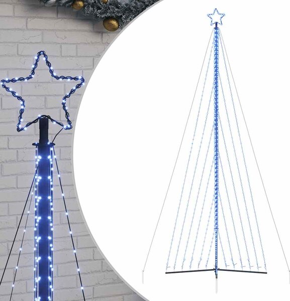 VidaXL Lučke za novoletno jelko 789 LED diod modre 476 cm