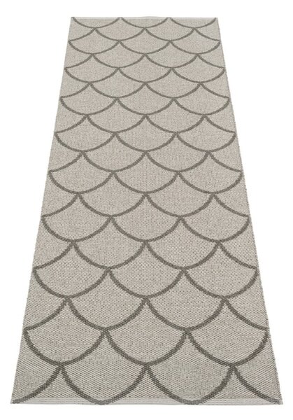 Siv zunanji in notranji tekač 70x225 cm Kotte Charcoal – Pappelina