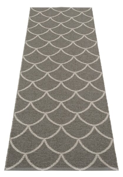 Siv zunanji in notranji tekač 70x225 cm Kotte Charcoal – Pappelina