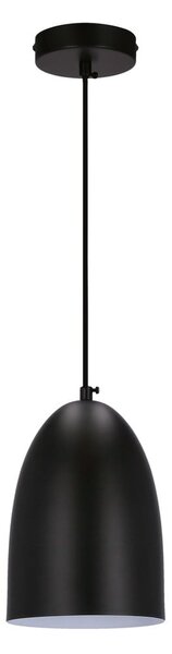 Črna viseča svetilka s kovinskim senčnikom ø 14 cm Icaro - Candellux Lighting