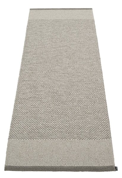 Siv zunanji in notranji tekač 85x260 cm Edit Warm Grey – Pappelina