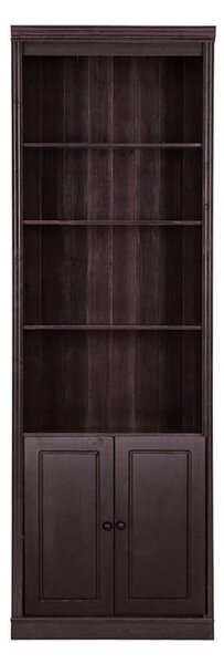 Rjav regal iz masivnega bora 74x223 cm Anita – Støraa