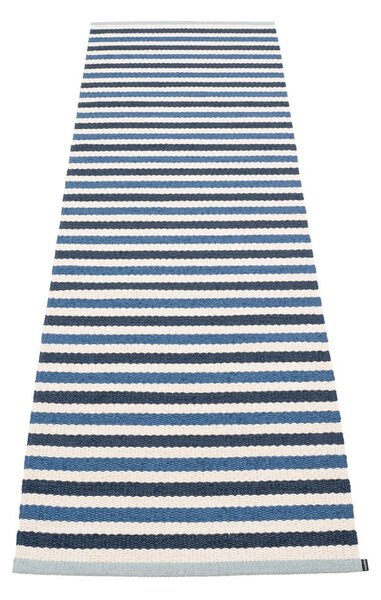 Moder/kremno bel zunanji in notranji tekač 70x240 cm Teo Denim – Pappelina