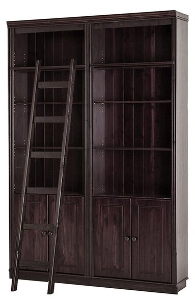 Rjav regal iz masivnega bora 148x223 cm Anita – Støraa