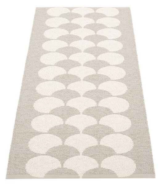 Kremno bel zunanji in notranji tekač 70x150 cm Poppy Linen – Pappelina