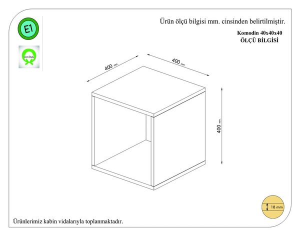 Bela nočna omarica Biga - Gauge Concept