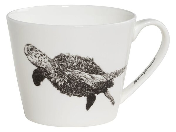 Bel porcelanast vrč Maxwell & Williams Marini Ferlazzo Sea Turtle, 450 ml