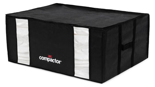 Črna škatla za shranjevanje z vakuumsko vrečo Compactor Black Edition, prostornina 210 l