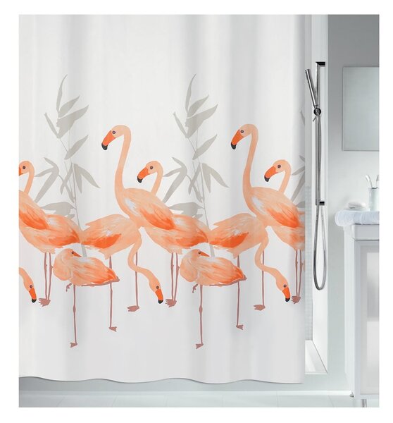 Zavesa za tuš 180x200 cm Flamingo – Spirella